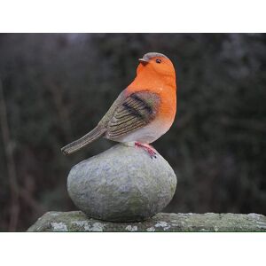 Marco Paul Large 15cm Perching Robin Bird Detailed Garden Ornaments Patio Pond Decoration Multicolor Marco Paul Large 15cm Perching Robin Bird Detailed Garden Ornaments Patio Pond Decoration Multicolor