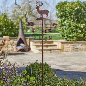 Marco Paul 170cm Stag Bronze Weathervane For Gardens Metal Garden Stake Bronze Marco Paul 170cm Stag Bronze Weathervane For Gardens Metal Garden Stake Bronze