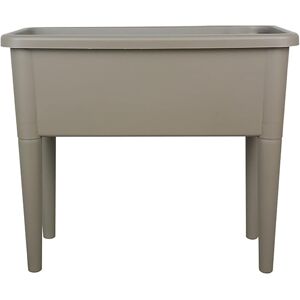 simpa Raised Bed Plastic Trough Planters in Taupe Taupe simpa Raised Bed Plastic Trough Planters in Taupe Taupe