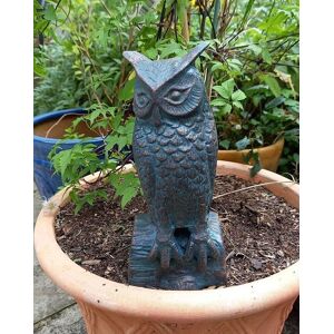 Inspirational Gifting Long Eared Owl Garden Sculpture Outdoor Figurine in Bronze Bronze Inspirational Gifting Long Eared Owl Garden Sculpture Outdoor Figurine in Bronze Bronze