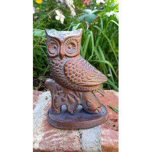 Inspirational Gifting Small Owl on Oak Branch Figurine Sculpture Ornament in Bronze Bronze Inspirational Gifting Small Owl on Oak Branch Figurine Sculpture Ornament in Bronze Bronze