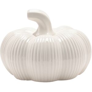 Country Living Autumn Harvest White Pumpkin Ornament White Country Living Autumn Harvest White Pumpkin Ornament White