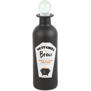 Something Different Witches Brew Glass Potion Bottle in Black Black Something Different Witches Brew Glass Potion Bottle in Black Black