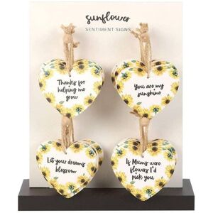 Something Different Sunflower Heart Sentiment Sign - Sentiment Sign Something Different Sunflower Heart Sentiment Sign - Sentiment Sign
