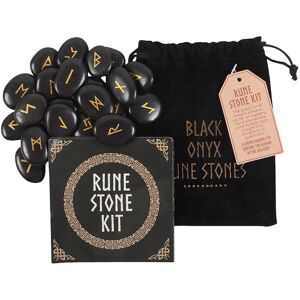 Something Different Onyx Viking Rune Stones (Pack of 25) in Black Black Something Different Onyx Viking Rune Stones (Pack of 25) in Black Black
