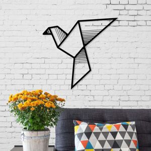 Decortie Fly' Modern Metal Wall Art Home Decorative Ornament in Black Black Decortie Fly' Modern Metal Wall Art Home Decorative Ornament in Black Black