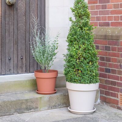 Veca - Round Cleo Vase 40cm - Terra di Siena Veca - Round Cleo Vase 40cm - Terra di Siena