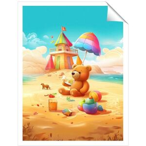 Warren Reed - Designer Bear On A Beach Holiday Unframed Art Print Size: W12" x H16" Multicolor W12" x H16" Warren Reed - Designer Bear On A Beach Holiday Unframed Art Print Size: W12" x H16" Multicolor W12" x H16"