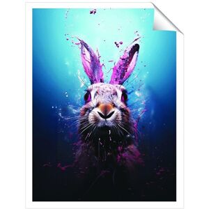 Warren Reed - Designer Rabbit Face Splashart Unframed Art Print Size: W8" x H10" Multicolor W8" x H10" Warren Reed - Designer Rabbit Face Splashart Unframed Art Print Size: W8" x H10" Multicolor W8" x H10"