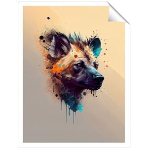 Warren Reed - Designer Hyena Face Splashart Light Background Unframed Art Print Size: W16" x H24" Multicolor W16" x H24" Warren Reed - Designer Hyena Face Splashart Light Background Unframed Art Print Size: W16" x H24" Multicolor W16" x H24"