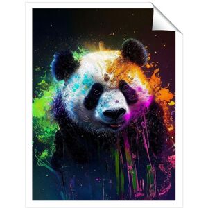 Warren Reed - Designer Panda Face Splashart Colourful Unframed Art Print Size: W20" x H30" Multicolor W20" x H30" Warren Reed - Designer Panda Face Splashart Colourful Unframed Art Print Size: W20" x H30" Multicolor W20" x H30"