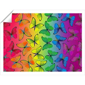 Warren Reed - Designer Multicoloured Butterfly Pattern Unframed Art Print Size: W8" x H10" Multicolor W8" x H10" Warren Reed - Designer Multicoloured Butterfly Pattern Unframed Art Print Size: W8" x H10" Multicolor W8" x H10"