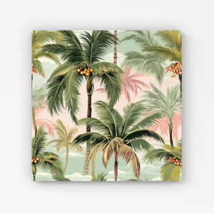 Warren Reed - Designer Palm Trees Pattern Canvas in Green Size: W16" x H16" Green W16" x H16" Warren Reed - Designer Palm Trees Pattern Canvas in Green Size: W16" x H16" Green W16" x H16"