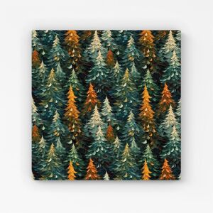 Warren Reed - Designer Impasto Style Christmas Trees Canvas in Green Size: W30" x H30" Green W30" x H30" Warren Reed - Designer Impasto Style Christmas Trees Canvas in Green Size: W30" x H30" Green W30" x H30"
