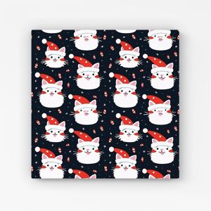 Warren Reed - Designer Cute Cats Wearing Santa Claus Hats Canvas in Red Size: w10 inch x h10 inch Red w10 inch x h10 inch Warren Reed - Designer Cute Cats Wearing Santa Claus Hats Canvas in Red Size: w10 inch x h10 inch Red w10 inch x h10 inch