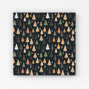 Warren Reed - Designer Boho Inspired Christmas Trees Canvas in Green Size: w10 inch x h10 inch Green w10 inch x h10 inch Warren Reed - Designer Boho Inspired Christmas Trees Canvas in Green Size: w10 inch x h10 inch Green w10 inch x h10 inch