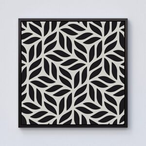 Warren Reed - Designer Modern Stylish Abstract Texture Framed Canvas in Black Size: w40 inch x h40 inch Black w40 inch x h40 inch Warren Reed - Designer Modern Stylish Abstract Texture Framed Canvas in Black Size: w40 inch x h40 inch Black w40 inch x h40 inch