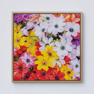 Warren Reed - Designer Spring Flowers Framed Canvas in Light Brown Size: W30" x H30" Light Brown W30" x H30" Warren Reed - Designer Spring Flowers Framed Canvas in Light Brown Size: W30" x H30" Light Brown W30" x H30"