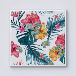 Warren Reed - Designer Spring Summer Flowers Framed Canvas in Off-White Size: w40 inch x h40 inch Off-White w40 inch x h40 inch Warren Reed - Designer Spring Summer Flowers Framed Canvas in Off-White Size: w40 inch x h40 inch Off-White w40 inch x h40 inch
