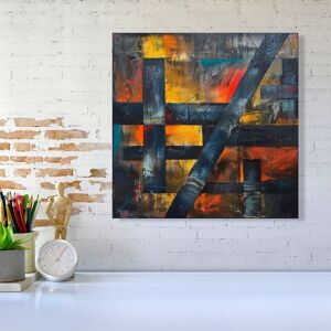 Warren Reed - Designer Geometric Interplay: Abstract Patterns Canvas Size: w10 inch x h10 inch Multicolor w10 inch x h10 inch Warren Reed - Designer Geometric Interplay: Abstract Patterns Canvas Size: w10 inch x h10 inch Multicolor w10 inch x h10 inch