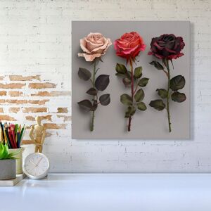 Warren Reed - Designer 3 Red & Pink Roses Canvas Size: W16" x H16" Multicolor W16" x H16" Warren Reed - Designer 3 Red & Pink Roses Canvas Size: W16" x H16" Multicolor W16" x H16"