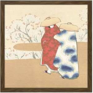 Artery8 Wall Art Print Sekka Kamisaka Spring Lent Japan Woodcut Square Framed Picture 16X16 Inch in Brown Size: W16" x H16" Brown W16" x H16" Artery8 Wall Art Print Sekka Kamisaka Spring Lent Japan Woodcut Square Framed Picture 16X16 Inch in Brown Size: W16" x H16" Brown W16" x H16"