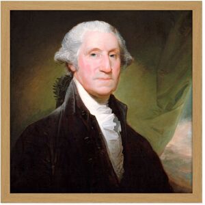 Artery8 Wall Art Print Stuart Portrait President General George Washington Painting Square Framed Picture 16X16 Inch in Light Oak Size: W16" x H16" Light Oak W16" x H16" Artery8 Wall Art Print Stuart Portrait President General George Washington Painting Square Framed Picture 16X16 Inch in Light Oak Size: W16" x H16" Light Oak W16" x H16"
