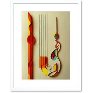 Artery8 Wall Art Print Kandinsky Inspired Abstract Musical Symbol Clefs Music Yellow Turquoise Orange Artwork Framed 9X7 Inch Size: W7" x H9" White W7" x H9" Artery8 Wall Art Print Kandinsky Inspired Abstract Musical Symbol Clefs Music Yellow Turquoise Orange Artwork Framed 9X7 Inch Size: W7" x H9" White W7" x H9"