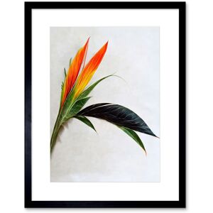 Artery8 Wall Art Print Tropical Plant Bird of Paradise Flower Botanical Bloom Artwork Framed 9X7 Inch in Black Size: W7" x H9" Black W7" x H9" Artery8 Wall Art Print Tropical Plant Bird of Paradise Flower Botanical Bloom Artwork Framed 9X7 Inch in Black Size: W7" x H9" Black W7" x H9"