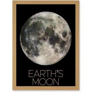Artery8 NASA Our Solar System Earth's Moon Lunar Galileo Image Artwork Framed Wall Art Print A4 in Light Oak Light Oak Artery8 NASA Our Solar System Earth's Moon Lunar Galileo Image Artwork Framed Wall Art Print A4 in Light Oak Light Oak