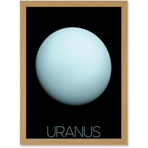 Artery8 NASA Our Solar System Uranus Planet Voyager 2 Image Artwork Framed Wall Art Print A4 in Light Oak Light Oak Artery8 NASA Our Solar System Uranus Planet Voyager 2 Image Artwork Framed Wall Art Print A4 in Light Oak Light Oak