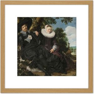 Artery8 Hals Couple Isaac Abrahamsz Massa Beatrix Van Der Laen 8X8 Inch Square Wooden Framed Wall Art Print Picture with Mount in Light Oak Light Oak Artery8 Hals Couple Isaac Abrahamsz Massa Beatrix Van Der Laen 8X8 Inch Square Wooden Framed Wall Art Print Picture with Mount in Light Oak Light Oak