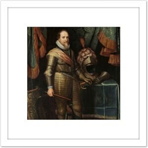 Artery8 Van Mierevelt Maurice Prince Of Orange Painting 8X8 Inch Square Wooden Framed Wall Art Print Picture with Mount in White White Artery8 Van Mierevelt Maurice Prince Of Orange Painting 8X8 Inch Square Wooden Framed Wall Art Print Picture with Mount in White White