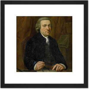 Artery8 Van Cuylenburgh Portrait Barend Goudriaan Ariesz 8X8 Inch Square Wooden Framed Wall Art Print Picture with Mount in Black Black Artery8 Van Cuylenburgh Portrait Barend Goudriaan Ariesz 8X8 Inch Square Wooden Framed Wall Art Print Picture with Mount in Black Black