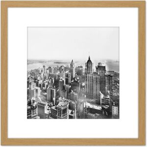 Artery8 Underhill New York From Woolworth Building 1913 Photo 8X8 Inch Square Wooden Framed Wall Art Print Picture with Mount in Light Oak Light Oak Artery8 Underhill New York From Woolworth Building 1913 Photo 8X8 Inch Square Wooden Framed Wall Art Print Picture with Mount in Light Oak Light Oak