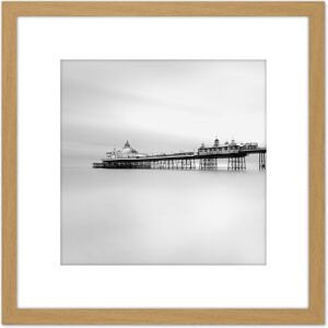 Artery8 Warby Eastbourne Pier Sussex Sea Photo 8X8 Inch Square Wooden Framed Wall Art Print Picture with Mount in Light Oak Light Oak Artery8 Warby Eastbourne Pier Sussex Sea Photo 8X8 Inch Square Wooden Framed Wall Art Print Picture with Mount in Light Oak Light Oak