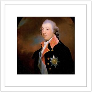 Artery8 Stuart Thomas Taylour First Earl Of Bective C1790 Painting 8X8 Inch Square Wooden Framed Wall Art Print Picture with Mount in White White Artery8 Stuart Thomas Taylour First Earl Of Bective C1790 Painting 8X8 Inch Square Wooden Framed Wall Art Print Picture with Mount in White White