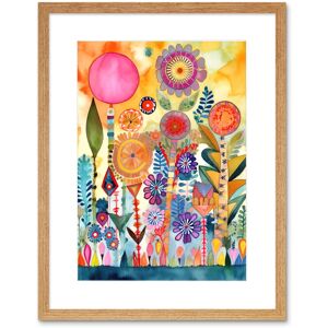 Artery8 Wall Art Print Garden Flowers In Spring Folk Art Watercolour Painting Artwork Framed 9X7 Inch in Beige Size: W7" x H9" Beige W7" x H9" Artery8 Wall Art Print Garden Flowers In Spring Folk Art Watercolour Painting Artwork Framed 9X7 Inch in Beige Size: W7" x H9" Beige W7" x H9"