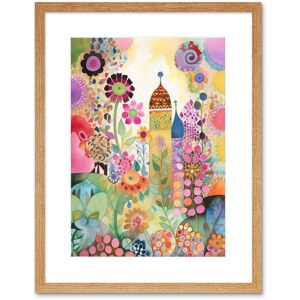 Artery8 Wall Art Print Countryside Garden Flowers In Spring Folk Art Watercolour Painting Artwork Framed 9X7 Inch in Beige Size: W7" x H9" Beige W7" x H9" Artery8 Wall Art Print Countryside Garden Flowers In Spring Folk Art Watercolour Painting Artwork Framed 9X7 Inch in Beige Size: W7" x H9" Beige W7" x H9"