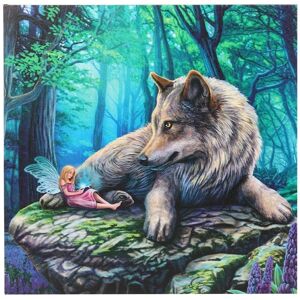 Lisa Parker Fairy Stories Canvas Framed Plaque in Green Green Lisa Parker Fairy Stories Canvas Framed Plaque in Green Green