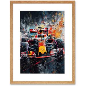 Artery8 Wall Art Print Race Car Driver Racing Action Shot Painting Artwork Framed 9X7 Inch in Beige Size: W7" x H9" Beige W7" x H9" Artery8 Wall Art Print Race Car Driver Racing Action Shot Painting Artwork Framed 9X7 Inch in Beige Size: W7" x H9" Beige W7" x H9"