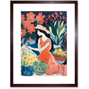 Artery8 Wall Art Print Danish Pastel Aesthetic Matisse Flower Market Watercolour Painting Floral Bouquets Artwork Framed 9X7 Inch Size: W7" x H9" Brown W7" x H9" Artery8 Wall Art Print Danish Pastel Aesthetic Matisse Flower Market Watercolour Painting Floral Bouquets Artwork Framed 9X7 Inch Size: W7" x H9" Brown W7" x H9"