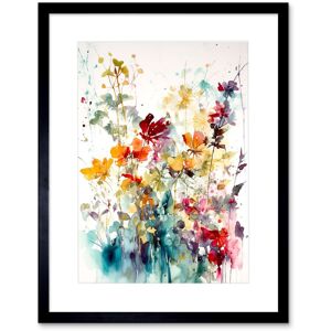 Artery8 Wall Art Print Wild Flowers Abstract Watercolour Orange Red Purple Bright Floral Spring Field Artwork Framed 9X7 Inch Size: W7" x H9" Black W7" x H9" Artery8 Wall Art Print Wild Flowers Abstract Watercolour Orange Red Purple Bright Floral Spring Field Artwork Framed 9X7 Inch Size: W7" x H9" Black W7" x H9"