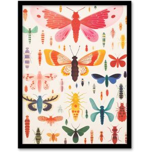 Artery8 Wall Art Print Butterflies Bees Beetles & Bugs By Sofia Francis Insect Artwork Painting Art Framed in Black Size: W12" x H16" Black W12" x H16" Artery8 Wall Art Print Butterflies Bees Beetles & Bugs By Sofia Francis Insect Artwork Painting Art Framed in Black Size: W12" x H16" Black W12" x H16"