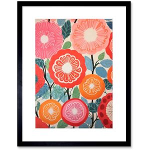 Artery8 Wall Art Print Pomegranate Tree Flowers in Bloom Mediterranean Bright Floral Abstract Artwork Framed 9X7 Inch in Black Size: W7" x H9" Black W7" x H9" Artery8 Wall Art Print Pomegranate Tree Flowers in Bloom Mediterranean Bright Floral Abstract Artwork Framed 9X7 Inch in Black Size: W7" x H9" Black W7" x H9"