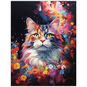 Artery8 Wall Art Print Norwegian Forest Cat Lover Gift Pet Portrait Colourful Artwork Painting Poster Size: W12" x H16" Multicolor W12" x H16" Artery8 Wall Art Print Norwegian Forest Cat Lover Gift Pet Portrait Colourful Artwork Painting Poster Size: W12" x H16" Multicolor W12" x H16"