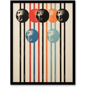 Wee Blue Coo Wall Art Print Abstract Orbs Geometric Painting Red Blue Black Stripes & Spheres Celestial Bodies Orbit Art Framed Size: W12" x H16" Multicolor W12" x H16" Wee Blue Coo Wall Art Print Abstract Orbs Geometric Painting Red Blue Black Stripes & Spheres Celestial Bodies Orbit Art Framed Size: W12" x H16" Multicolor W12" x H16"