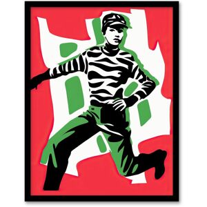 Wee Blue Coo Wall Art Print No More Public Order Red Green Protester Living Room Framed Size: W12" x H16" Red W12" x H16" Wee Blue Coo Wall Art Print No More Public Order Red Green Protester Living Room Framed Size: W12" x H16" Red W12" x H16"