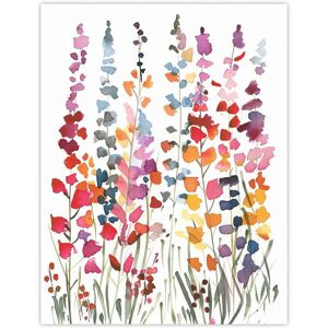 Artery8 Colourful Abstract Autumn Wildflowers Watercolour Wall Art Print Size: W12" x H16" Multicolor W12" x H16" Artery8 Colourful Abstract Autumn Wildflowers Watercolour Wall Art Print Size: W12" x H16" Multicolor W12" x H16"