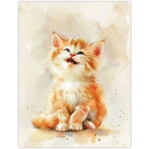 Artery8 Cute Happy Fluffy Ragdoll Kitten Orange Cat Lover Wall Art Print Size: W12" x H16" Orange W12" x H16" Artery8 Cute Happy Fluffy Ragdoll Kitten Orange Cat Lover Wall Art Print Size: W12" x H16" Orange W12" x H16"